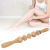 Fascia Massage Roller Meridian Dredgin Wooden Scraping Rods with 5pcs