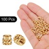 QUARKZMAN Pack of 100 M2 Threaded Inserts Brass Heat Set
