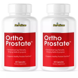 Pelican Vitamins Ortho Prostate- Prostate Support- 2 Bottles- 120 Capsules
