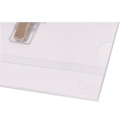 グリーンウィーク 名刺型 名札 50枚セット 安全ピン・クリップ両用タイプ 名札ケース GWM-50