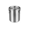 Tanjiae Stainless Steel Coffee Canister | 100% Airtight Metal Food