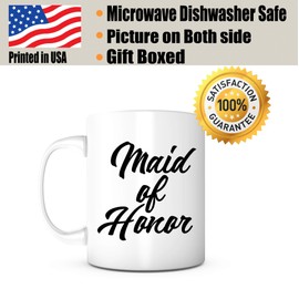 Maid of Honor 11oz, Maid of Honor Present, Maid of Honor Proposal, Maid of Honor Mug, Maid of Honor Present option, Bridal Party Present, Wedding Party Present, Present for BFF Engagement