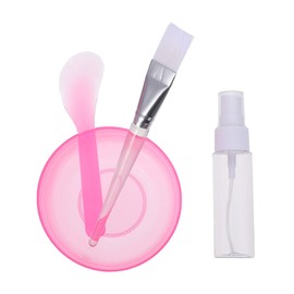 BIUDECO 4pcs Diy Mask Bowl Kit Mask Stirring Bowl and Rod for Face Mask Skincare Beauty Bowl for Diy Tool Anti-drop Bowl Easy to Clean and Store Random