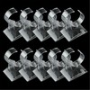 Hattba Multipurpose C Shape Clear Watch Storage Stand Jewelry Organizers