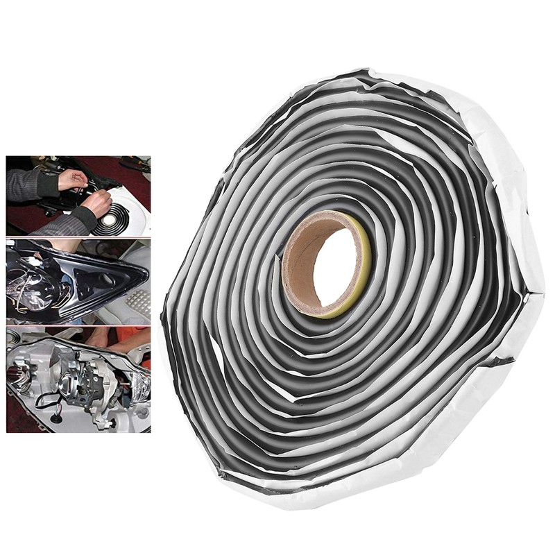 Windshield Sealer Rubber Glue Butyl Seal Strip Headlight Sealant Tape