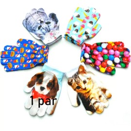 Veraly Guantes Infantiles Animales Figuras 3d Invierno Calientes Fu