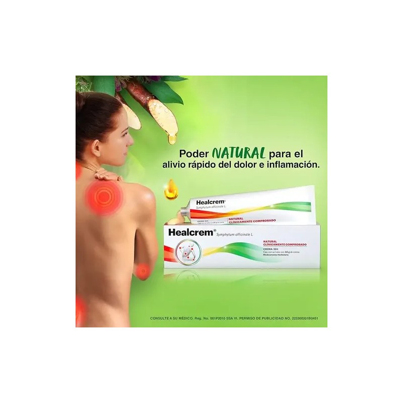 Crema Symphytum Officinale 35% De 50 G Healcrem