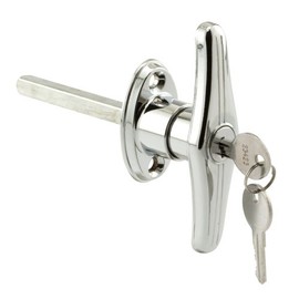 Prime-Line Products GD 52200 T Locking Handle with 5/16-Inch Square Shaft, Chrome, 2-Pack