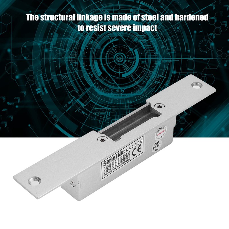 MUNEFE Access Control Electric Strike Door Lock, Electric Lock for