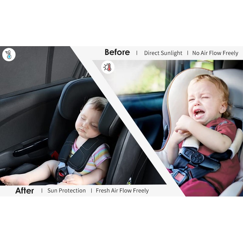 JELLYBABABABY Car Window Shades - Car Sun Screens for Windows