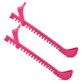 Zoyiancy Ice Skate Guards Ice Skate Covers Ice Skate Blade Covers Figure Skate Guards with Adjustable Buckle Skate Accessories (Pink, 1 Pair)