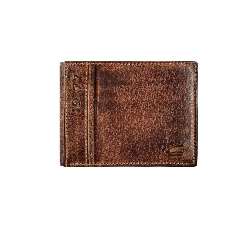 camel active, Melbourne Men's Wallet (Denim Size), Brown, 11,5 x