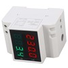 Voltmeter Ammeter 4 Digit Display DIN Rail Mount Single Phase