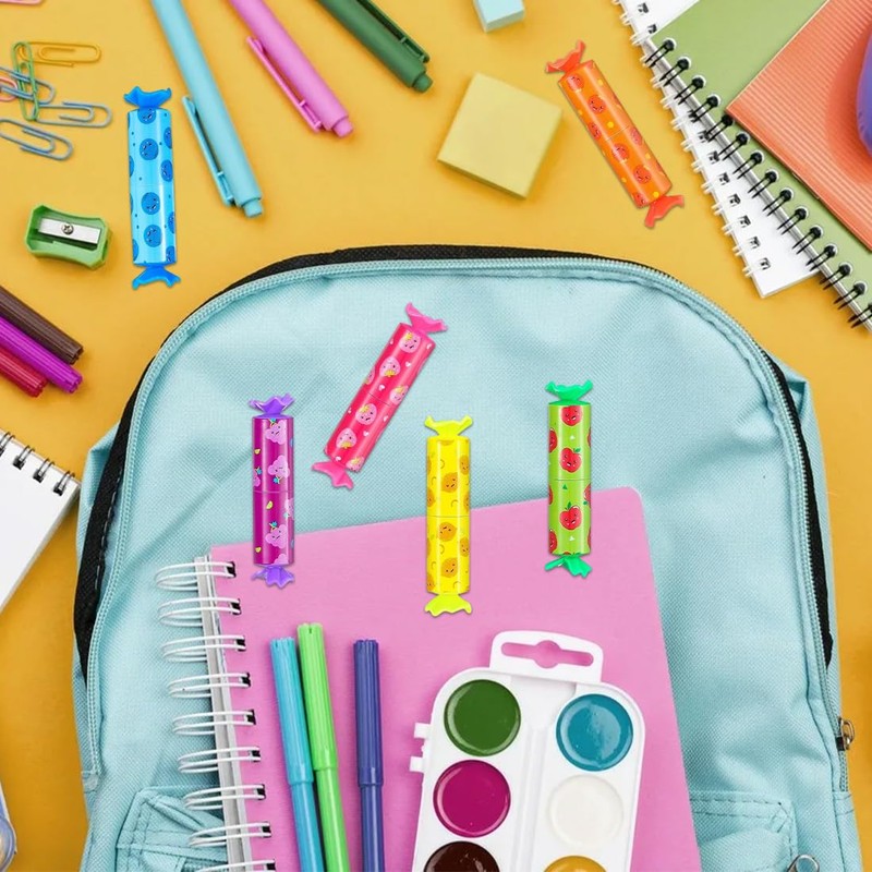 WUSJCOF Pack of 12 Mini Highlighter Pens Set Mini Textliner