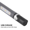 Pen Flashlight USB Charge 3 Light Sources LED Chip Clip