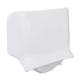 Motorcycle Front Number Plate Heavy Duty Replacement White Plastic Number Plate for Z50 BAJA Z50R 1988-1999 with Modern Design, Effective Splash Guard