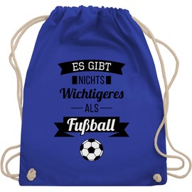 Shirtracer - Gym Bag Backpack - Football Euro 2024 - There Is Nothing More Important Than Football, 1 Royal Blue