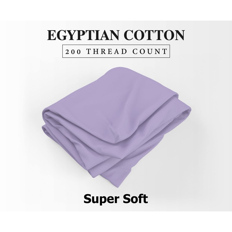 MistyMorning Extra Deep Fitted Sheet 16''/40cm, Egyptian Cotton bed sheets