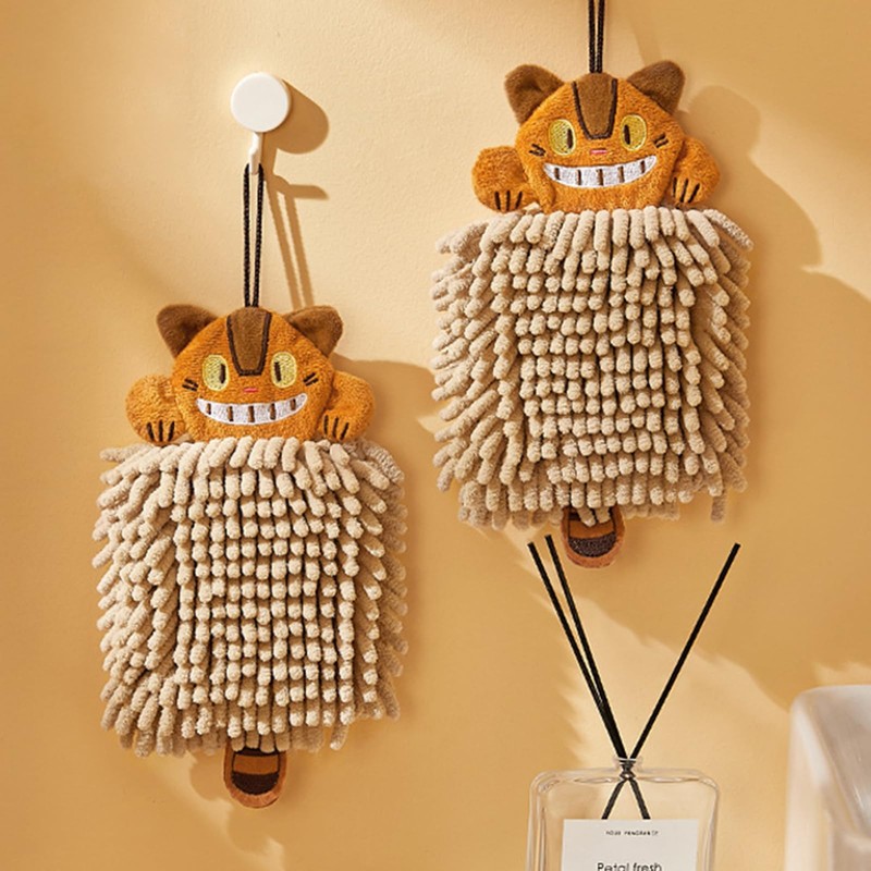 Soulnioi Kitchen Hand Towels, Cute Animal Dish Cloths Microfiber Cleaning