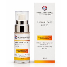 Protector solar facial SPF 50 despigmentante para rostro, hidratante de da para todo tipo de piel, propiedades antiinflamatorias, 40 ml