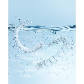 WIE Retainer Cleaner Machine for Dentures, 48kHz Ultrasonic Retainer Cleaning Mouth Night Guards, Braces, Toothbrush Heads, Jewelry Necklaces, Ring Sonic Cleaner with 200ML Capacity, One Key Start