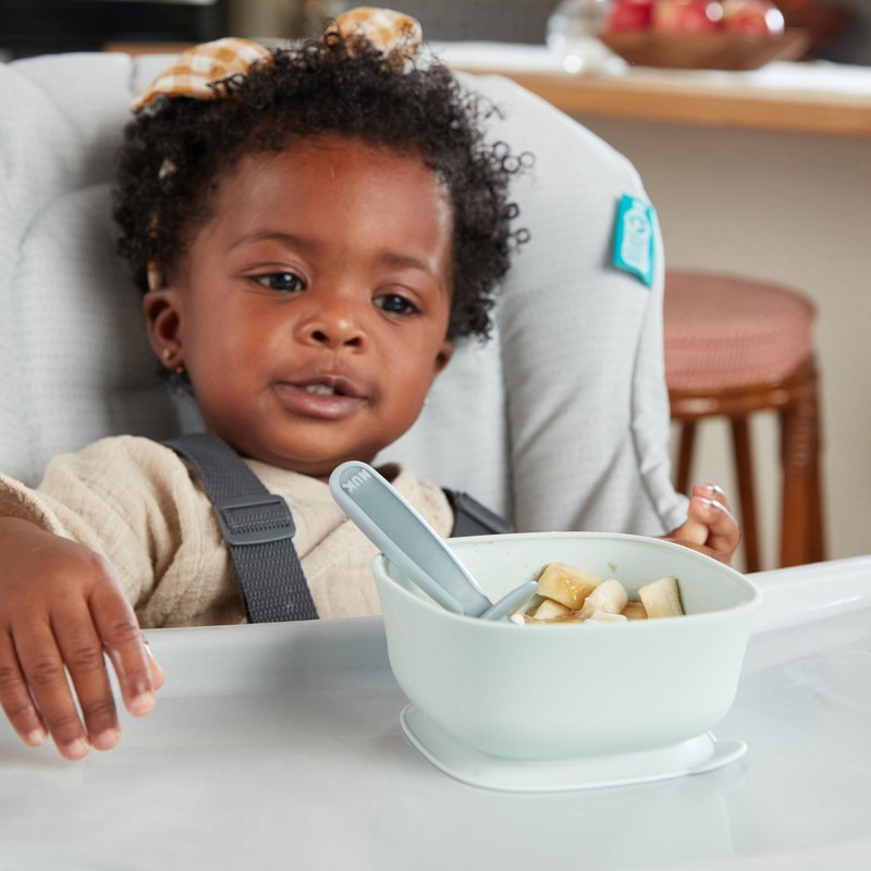 NUK for Nature Suction Bowl and Lid, Leak-Proof Lid, Microwave,