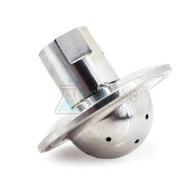 Tri-Clamp to 1/4" FNPT Shower Head End Cap Sanitary Stainless 304 (1.5")