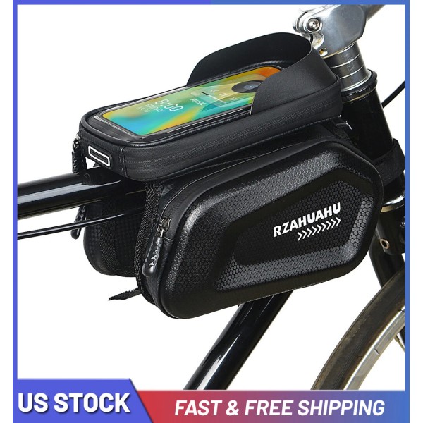 Unbranded Cycling Bike Front Frame Bag Waterproof Touch Screen Bicycle