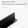 Kisstta Concealed Drawer Handle, Hidden Cabinet Handles, Concealed Black Handle