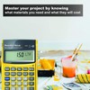 Calculated Industries 8528 ProjectCalc MX Do-It-Yourselfers Metric, Feet-Inch-Fraction Project Calculator