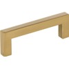Elements Stanton Pull, 625-3SBZ, Satin Bronze, 3" c-c
