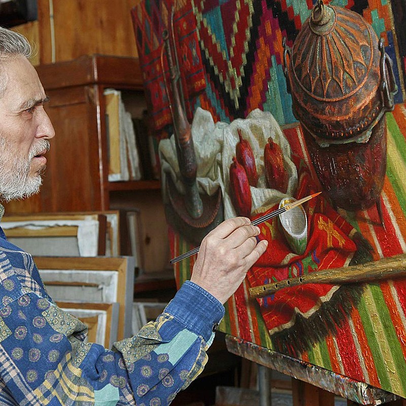 HTHL 20 PCS Paint Brushes Set Nylon Hair Brush for