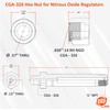 SÜA - Nut and Nipple replacement for Nitrous Oxide Regulators