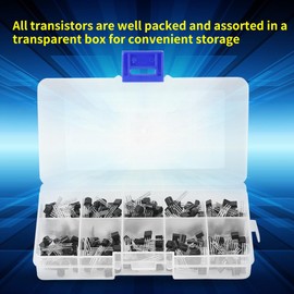 Transistor Set 200 Pieces BC327 BC337 BC517 BC547 BC548 BC549 BC550 BC556 BC557 BC558 Assortment Transistors Kit Electronics Transistor Components Accessories