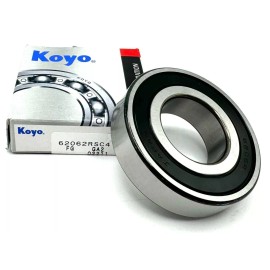 Koyo (JTEKT) NEW Koyo 6206 2RS C4 DEEP GROOVE BALL BEARING, RUBBER SEALED 30x62x16 mm