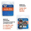 Trailer Nut Set w/ 1" Washers & Cotter Pins fits