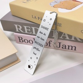Gift Teacher Bookmark Christmas, Christmas Gift Teacher, Secret Santa Gift for Teacher Bookmark Metal with Gift Boxes, Thank You Gift for Teacher, Educator, Women, Mother