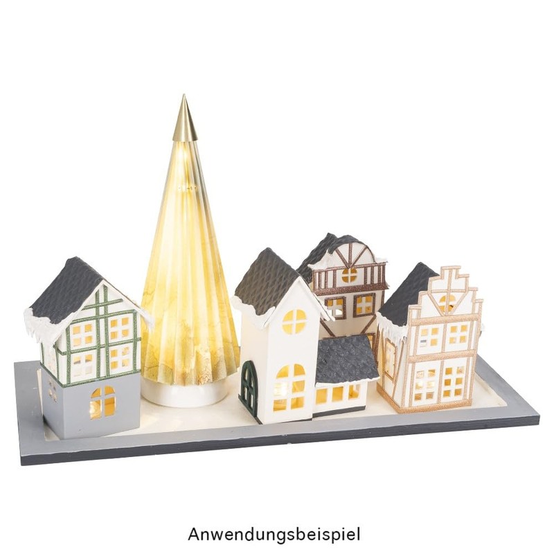 Ideen mit Herz Magnetic Folding Fir Trees, Honeycomb Trees, Decorative