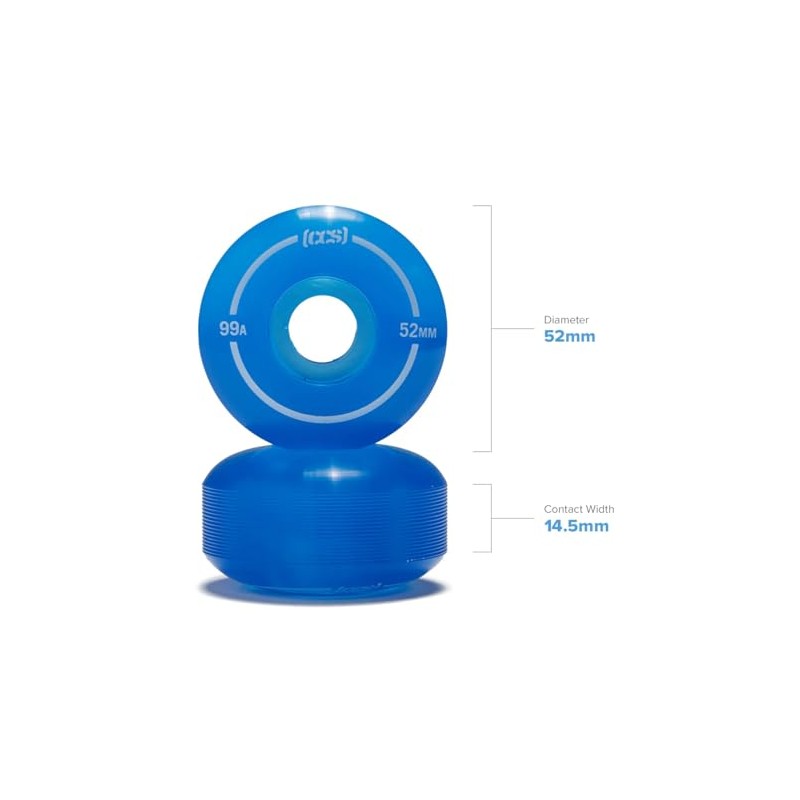 [CCS] Clear Skateboard Wheels | Professional Grade | Polyurethane |