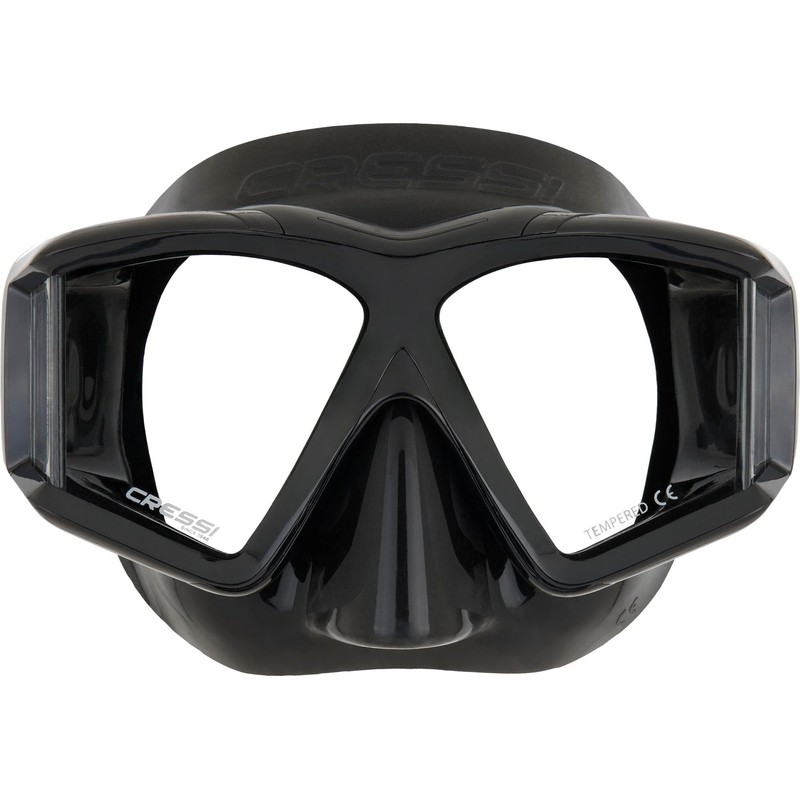 CRESSI Horizon Mask Black/Black - Mask for Diving and Snorkeling