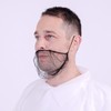 GRCFUMO 100 Pcs Beard Cover, Beard Bonnet, Comfortable Beard Nets,