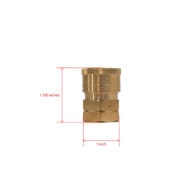 The ROP Shop 3/8" FPT Brass Quick Connect Coupler for MTM Hydro 24.0069, 240069 Socket Female
