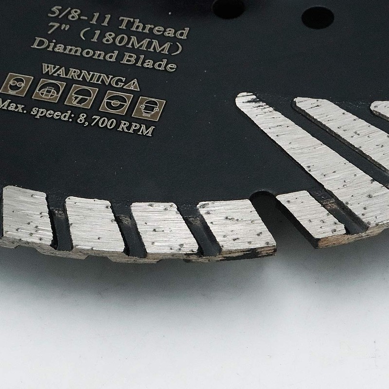 DT-DIATOOL 7 Inch Diamond Turbo Blade Cutting Granite Marble Concrete