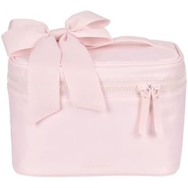 Cosmetic Bag Organizer Travel, Compact Lightweight Accessory for Travel and Daily Use - Mate Makeup w Fabric Skincare