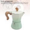 Ausla Herdplatten-Espressomaschine, 150ml Aluminium Kaffeemaschine Mini, Stovetop Kaffeemaschine Pot (Farbverlauf