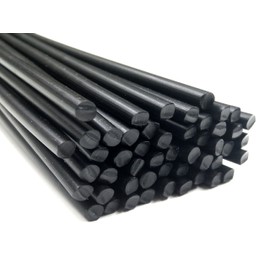 Plastic Welding Wire PP/EPDM 4 mm Round Black 25 Rods