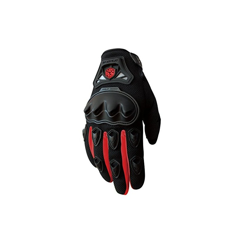 SCOYCO MC29 Simple Riding Mesh Gloves, Red XL