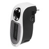 500W Black and White Mini Electric Heater Portable Wall Mounted