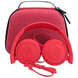 Aenllosi Hard Carrying Case Replacement for JBL JR 300BT/ JR 300/ Kids On-Ear Wireless Headphones (red)