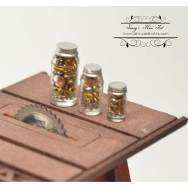 SMA 1:12 Dollhouse Miniature Nuts and Bolts/ Miniature Snack HRM 56050